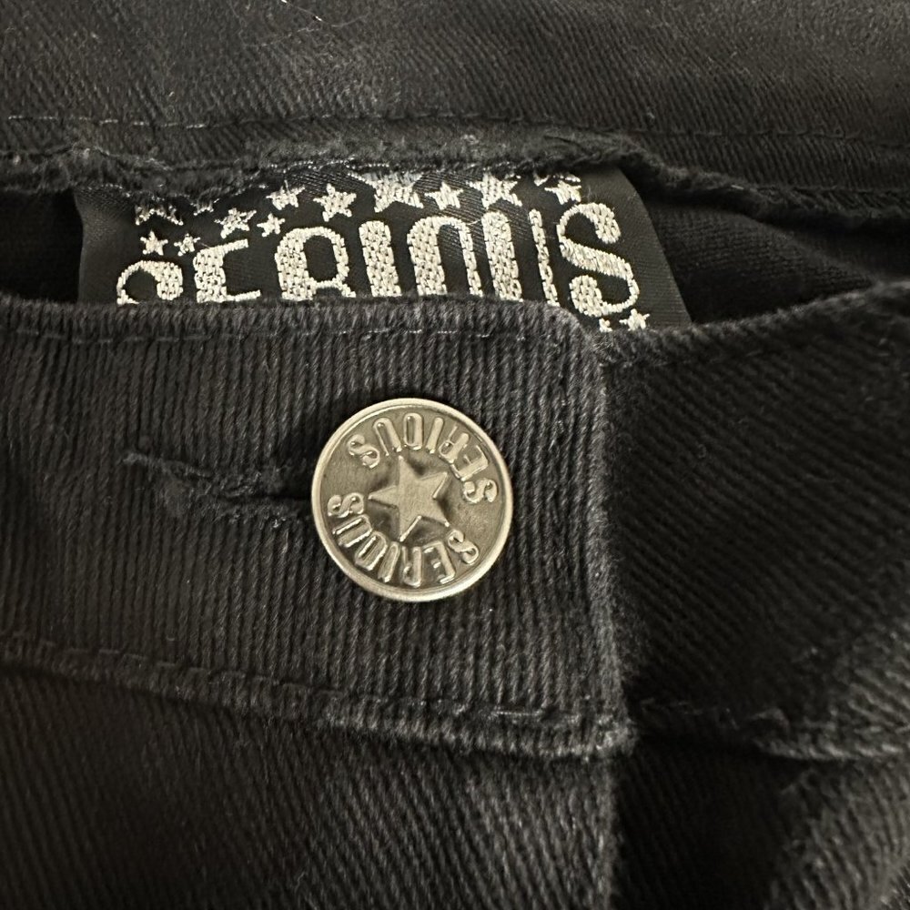 *RARE* VTG 90s Flame Jeans - Picture 9 of 11